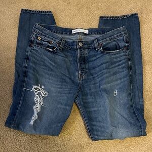 GAP Women's Blue Boyfriend Jeans 29T